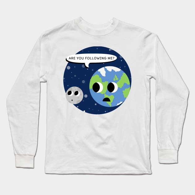 stalker moon Long Sleeve T-Shirt by maybeeloise